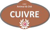 Label Animal&Cité CUIVRE